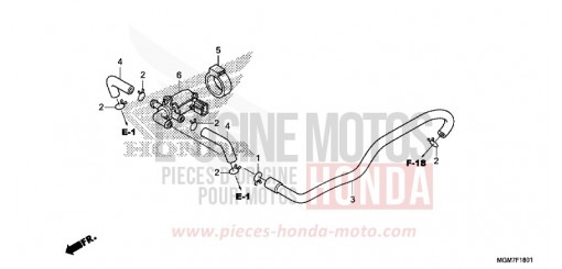 VALVE COMMANDE INJECTION D'AIR CB600FAD de 2013